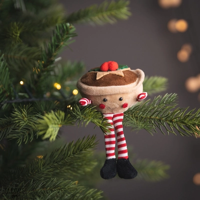 Jingle & Joy Fabric Mince Pie Shelf Sitter