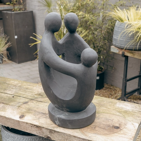 Kaemingk Outdoor Family Poly Statue - Anthracite - image 1
