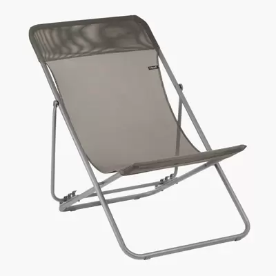 Lafuma Maxi Transit Deck Chair - Graphite - image 1