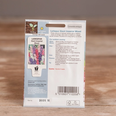 Larkspur Giant Imperial Mix - image 2