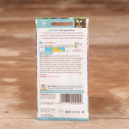 Larkspur Giant Imperial Mix - image 2