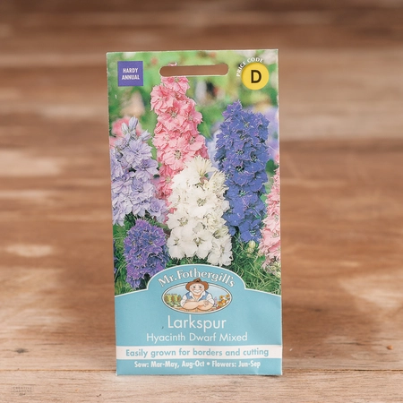 Larkspur Hyacinth Dwarf Mix - image 1