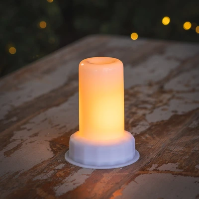 LED Candle Plastic Fire Flame Effect - image 1