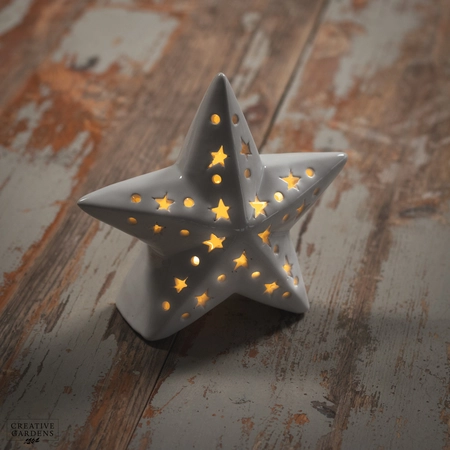LED Ceramic White Star 15cm - image 4