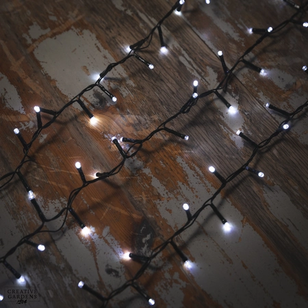 1500 LED Compact Christmas Lights - Cool White - image 2