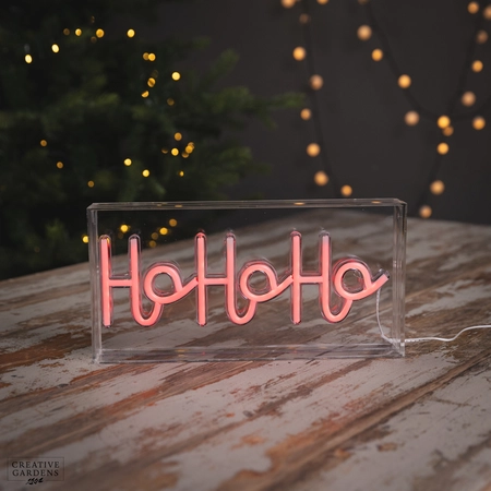 LED Neon Ho Ho Ho Sign - image 1