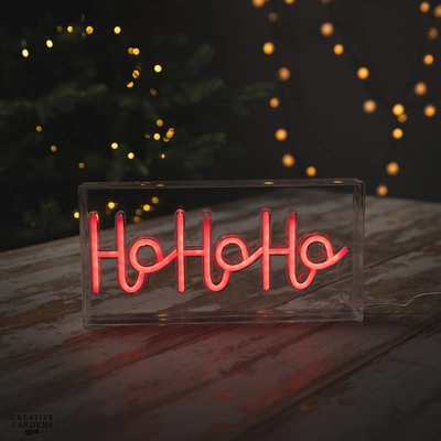 LED Neon Ho Ho Ho Sign - image 2