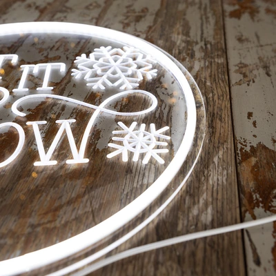 LED Neon Light - Let It Snow - image 2
