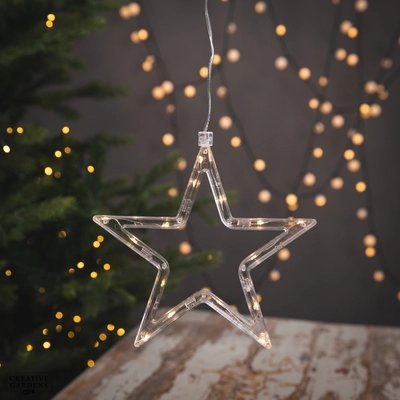 LED Star Window Décor - Warm White