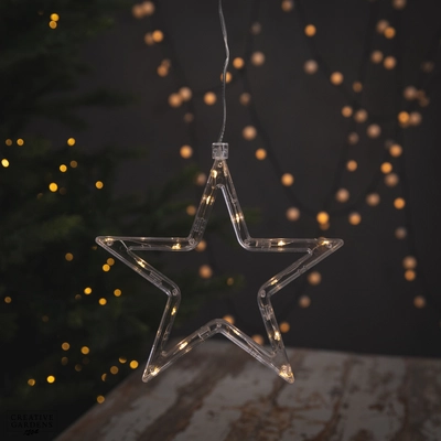 LED Star Window Décor - Warm White - image 2