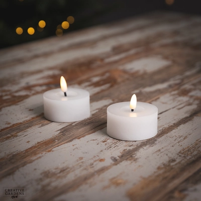 LED Tealight 6cm 2pk  - White