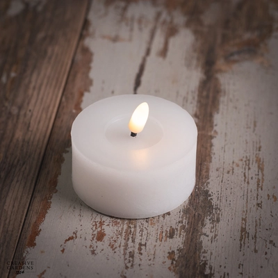 LED Tealight 6cm 2pk  - White - image 2