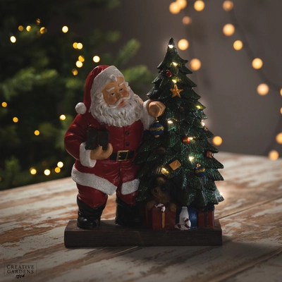 LED Traditional Santa 30cm - image 2