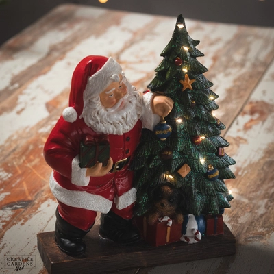 LED Traditional Santa 30cm - image 4