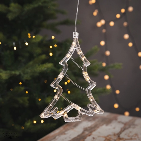 LED Tree Window Décor - Warm White - image 1