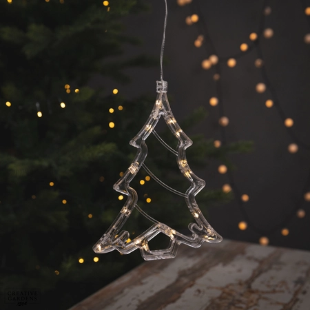 LED Tree Window Décor - Warm White - image 2