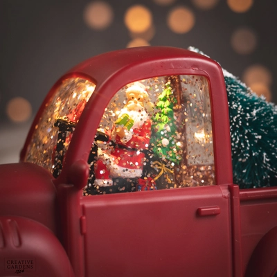 LED Water Spinner Car with Tree - 4L  - Warm White - image 4