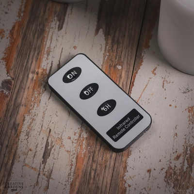 LED White Wax Candle Set of 3 with remote -Warm White - image 3