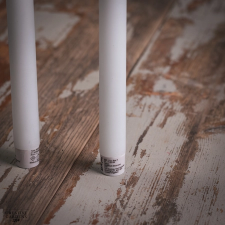 LED Wick Dinner Candle 2pk  - White - image 3