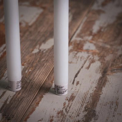 LED Wick Dinner Candle 2pk  - White - image 3