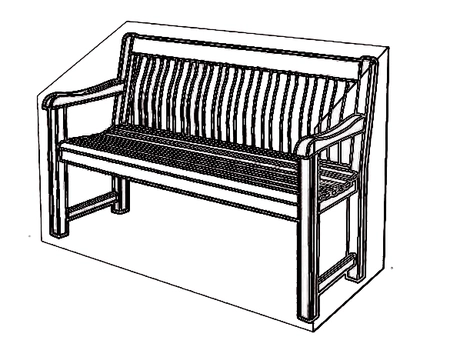 Leisuregrow 2 Seat Bench Cover - image 2