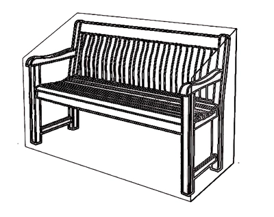 Leisuregrow 2 Seat Bench Cover - image 2