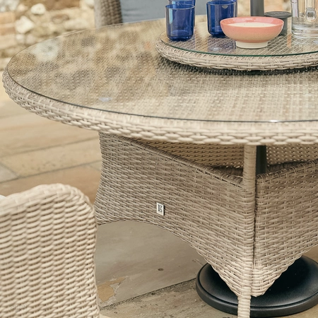 Leisuregrow Monte Carlo 4 Seat Dining Set - Sand - image 2
