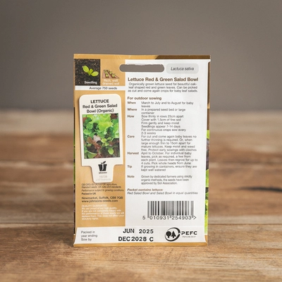 Lettuce Red & Green Salad Bowl Mix Organic - image 2