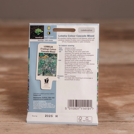 Lobelia (Trailing) Colour Cascade Mix - image 2