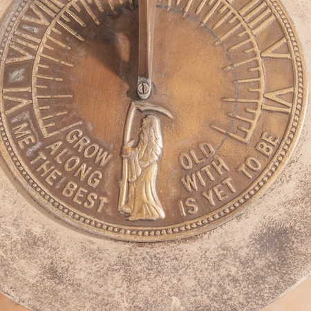 Lucas Stone Brighton Sundial - Aged Brass - image 6