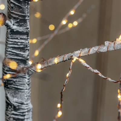Lumineo Large Micro LED Snowy Branch Tree - Warm White - image 4