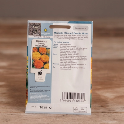 Marigold (African) Double Mix - image 2