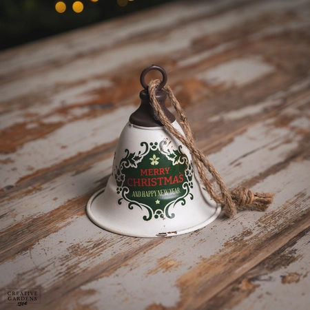 Metal Bell with Wreath 20Cm - image 1