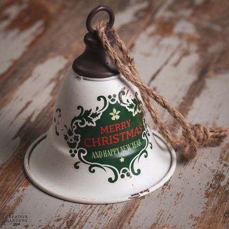 Metal Bell with Wreath 20Cm - image 2