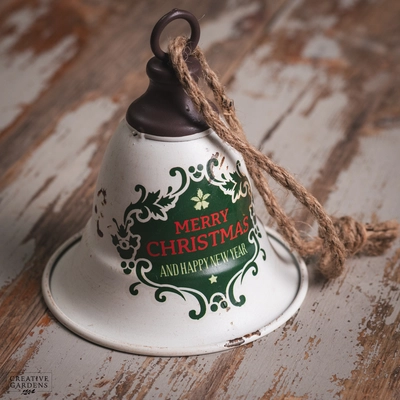Metal Bell with Wreath 20Cm - image 2