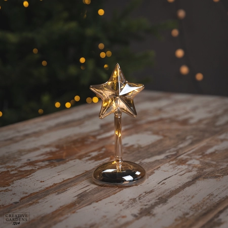 Micro LED Amber Star Glass 19cm - image 1