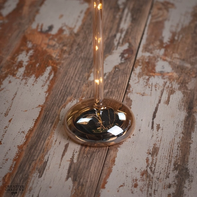 Micro LED Amber Star Glass 29cm - image 4