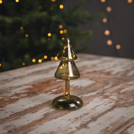 Micro LED Amber Tree Glass 19cm - image 1