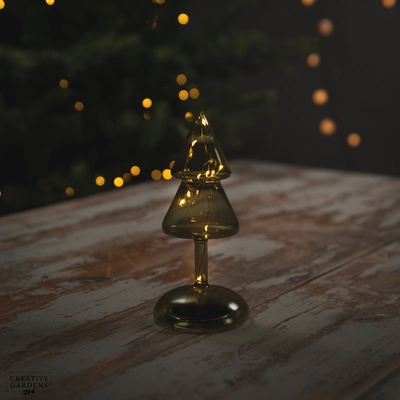 Micro LED Amber Tree Glass 19cm - image 2