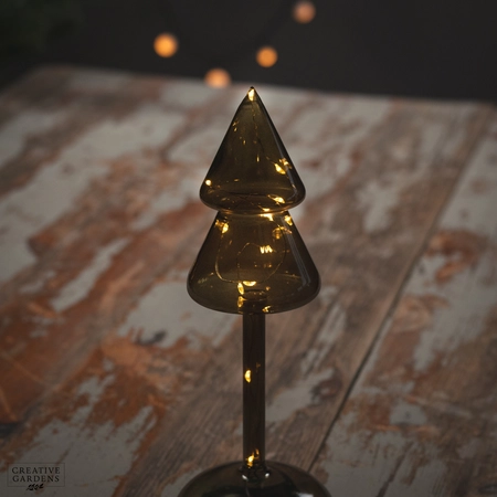 Micro LED Amber Tree Glass 19cm - image 3