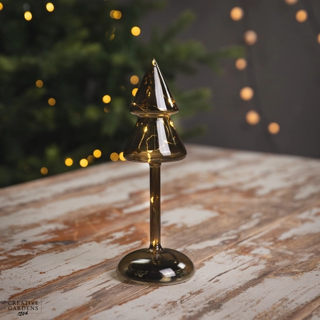 Micro LED Amber Tree Glass 24cm - image 1