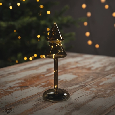 Micro LED Amber Tree Glass 24cm - image 2