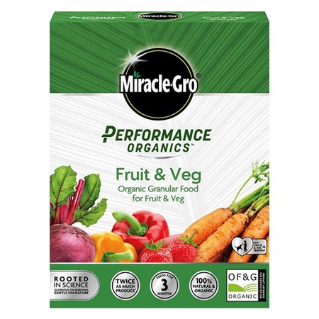 Miracle-Gro Perform Organics Fruit & Veg Plant Food 1Kg