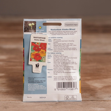 Nasturtium Alaska Mix - image 2