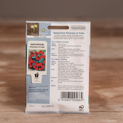 Nasturtium Empress Of India - image 2