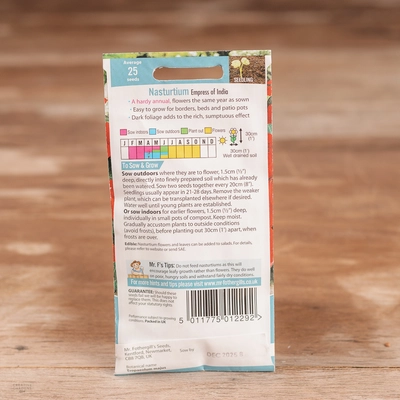 Nasturtium Empress Of India - image 2