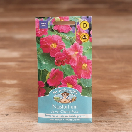 Nasturtium Jewel Cherry Rose - image 1