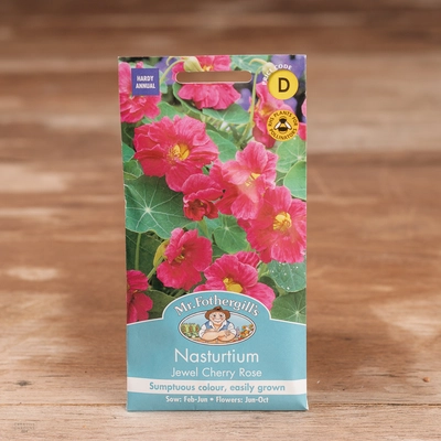 Nasturtium Jewel Cherry Rose - image 1