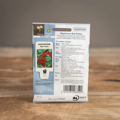 Nasturtium Red Troika - image 2