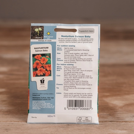 Nasturtium Salmon Baby - image 2